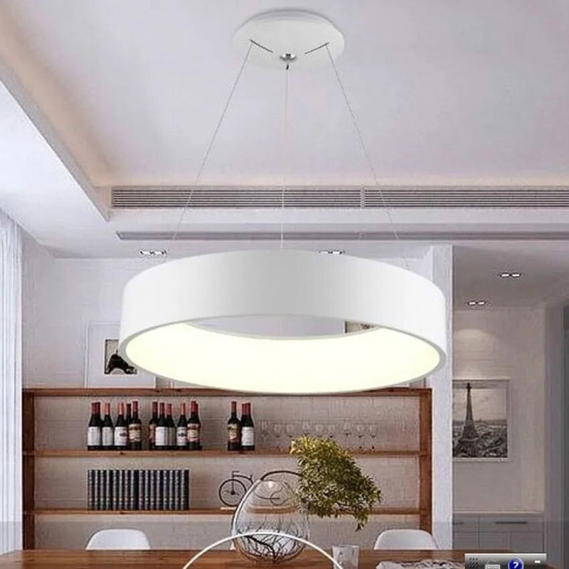 LED світильник підвісний в білому корпусі
