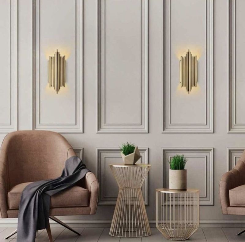 Дизайнерський настінний світильник Harmonic Gold