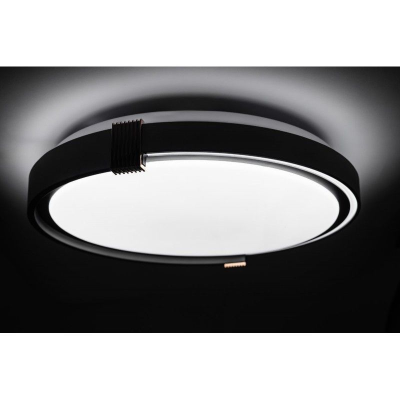 LED Світильник COLISEUM матовий 60W Ø 39.5 см 3000К-6500К з ДК білий з чорним