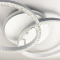 LED люстра на 2 кільця білого кольору з фурнітурою хром