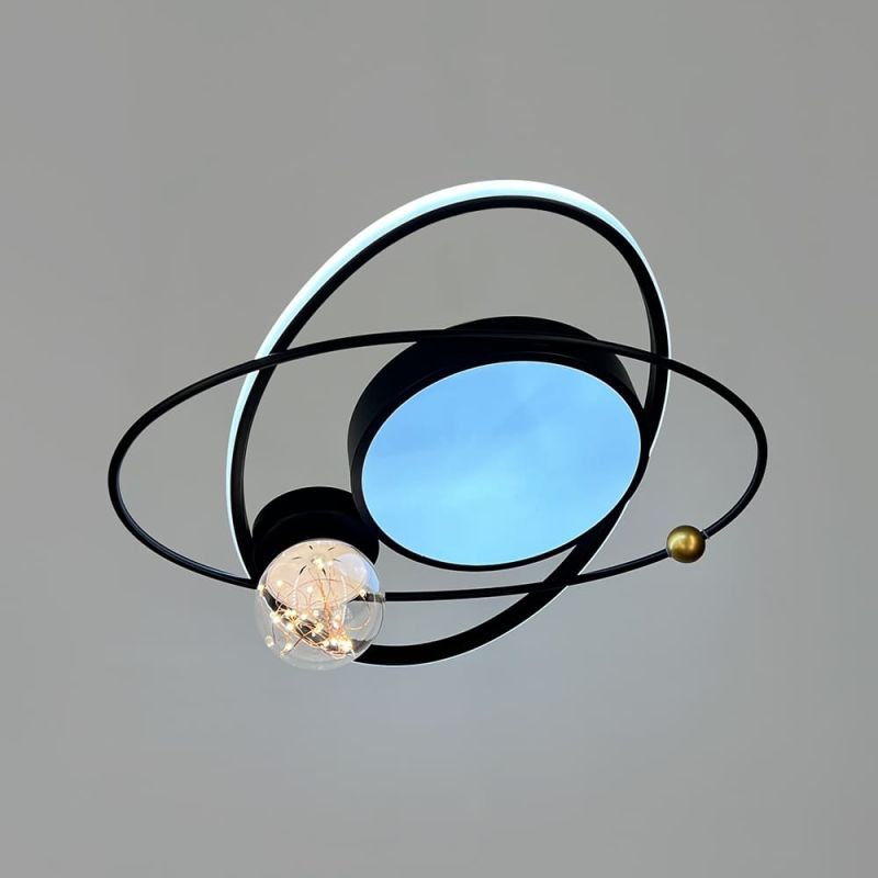 Люстра-орбіта з led гірляндою в плафоні Ø 60 см