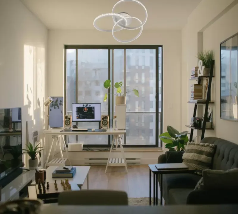 Люстра світлодіодна з пультом керування VITA 80W WT