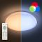 RGB смарт світильник з пультом SATURN 76 W Ø 53 см