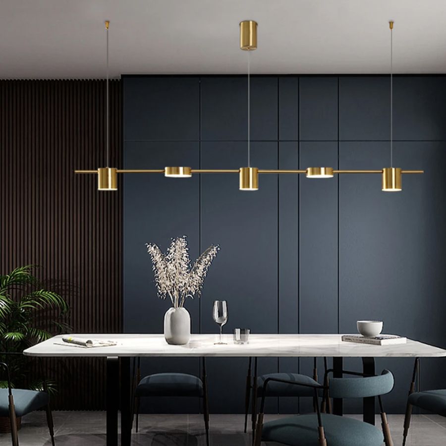 Видовджена латунна люстра LUMINA LUX