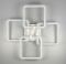 Світлодіона LED люстра на 4 ріжки квадратної форми
