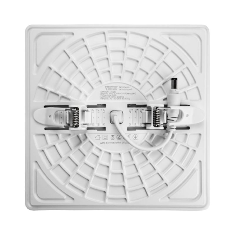 Вбудований світильник SPACE квадрат 24W 4200K IP20