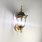 Настінний вуличний ліхтар у каркасі застаріле золото 37х20х15 см