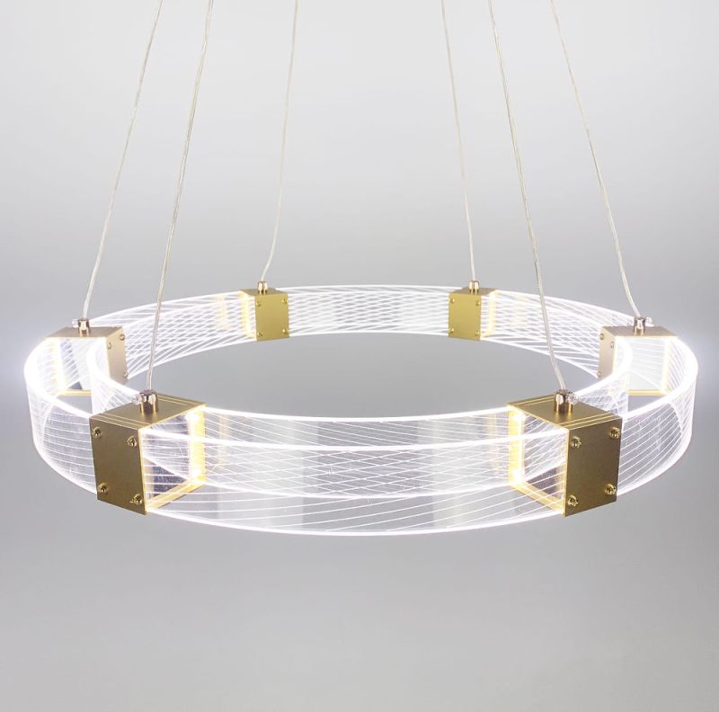 Люстра Round Dome у золотому каркасі Ø 60 см