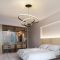 Люстра підвісна чорна світлодіодна LATTE 75W на 3 режима освітлення