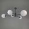 Стельова срібна люстра Right Selection на 6 плафонів