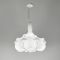 Люстра із білим фігурним абажуром 55х60 см