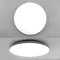 LED Світильник MOON Ø 38 см 50 Вт білий з срібним