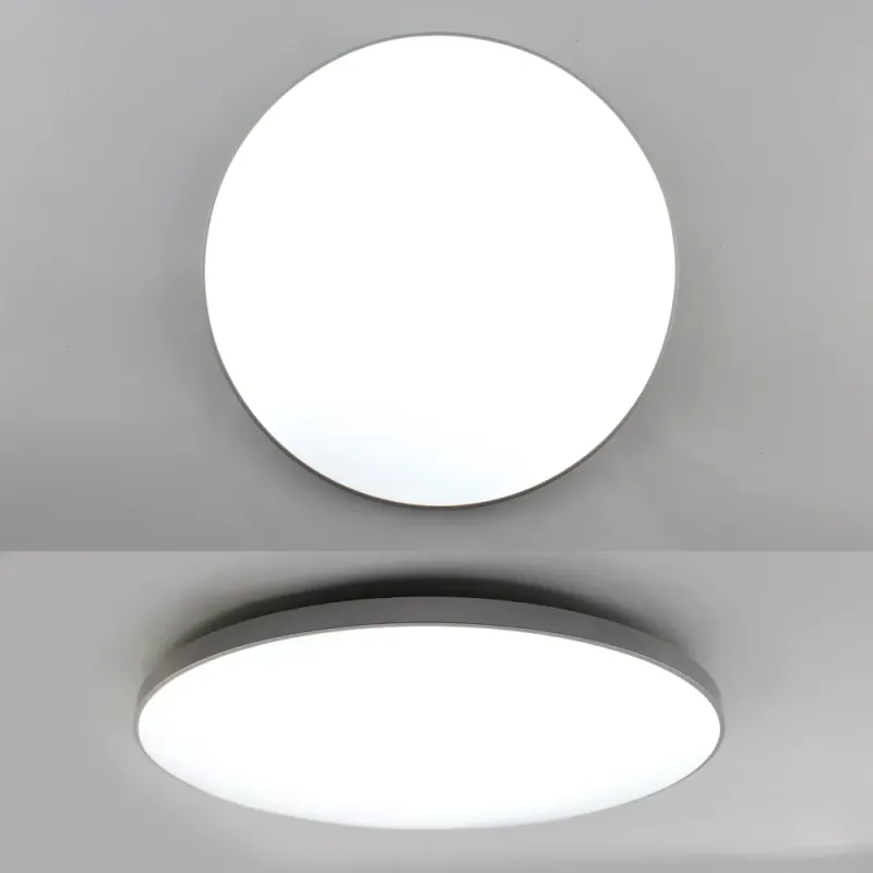 LED Світильник MOON Ø 38 см 50 Вт білий з срібним