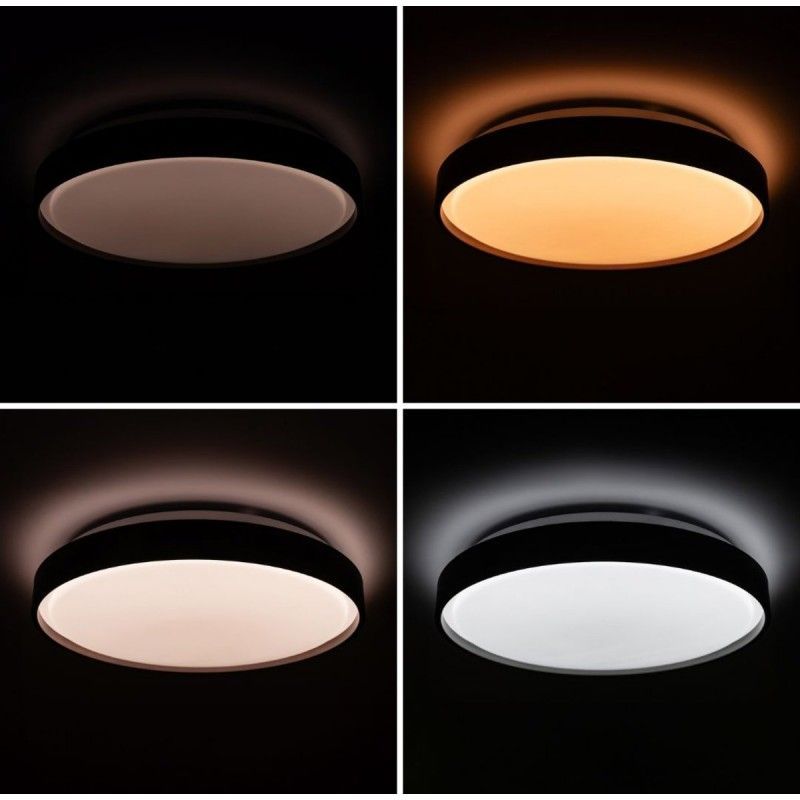 LED Світильник круглий CRYSTAL матовий Ø 39 см 72W з пультом