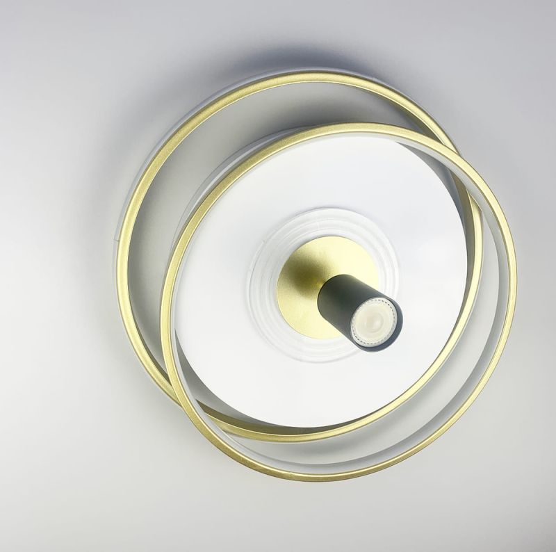 Стельова LED люстра круглої форми