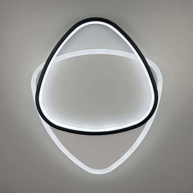 Сучасний LED-світильник у чорно-білому корпусі
