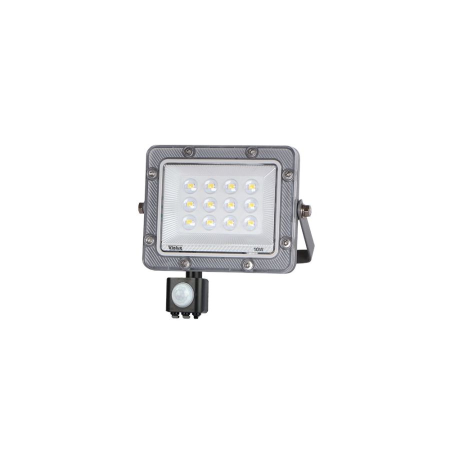 LED прожектор CARBON-S 10W 5000K IP65 (з датчиком руху)