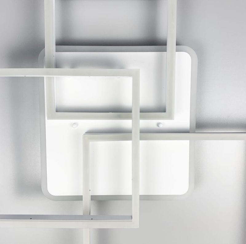 Світлодіодна люстра Ideal Lux Frame у білому корпусі