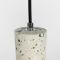 Підвіс Terrazzo Cylinder Long із білим бетонним плафоном 30х6 см 