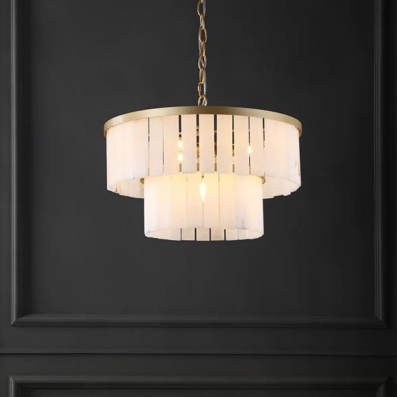 Латунна люстра Kiandra у двох розмірах