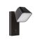 LED настінний світильник CROCUS-S 8W 4200K IP20 чорний з вимикачем на корпусі