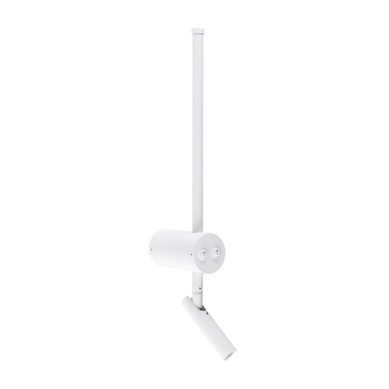 LED настінний світильник POINTER-P 8W 4200K 50 см IP20 білий з вимикачем на корпусі