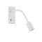 LED настінний світильник SNAKE USB+TYPE-C 5W 4200K IP20 білий з вимикачем на копрусі