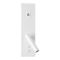 LED настінний світильник BITRIX-W USB+TYPE-C 15W Ø 30*14 см білий з вимикачем на корпусі