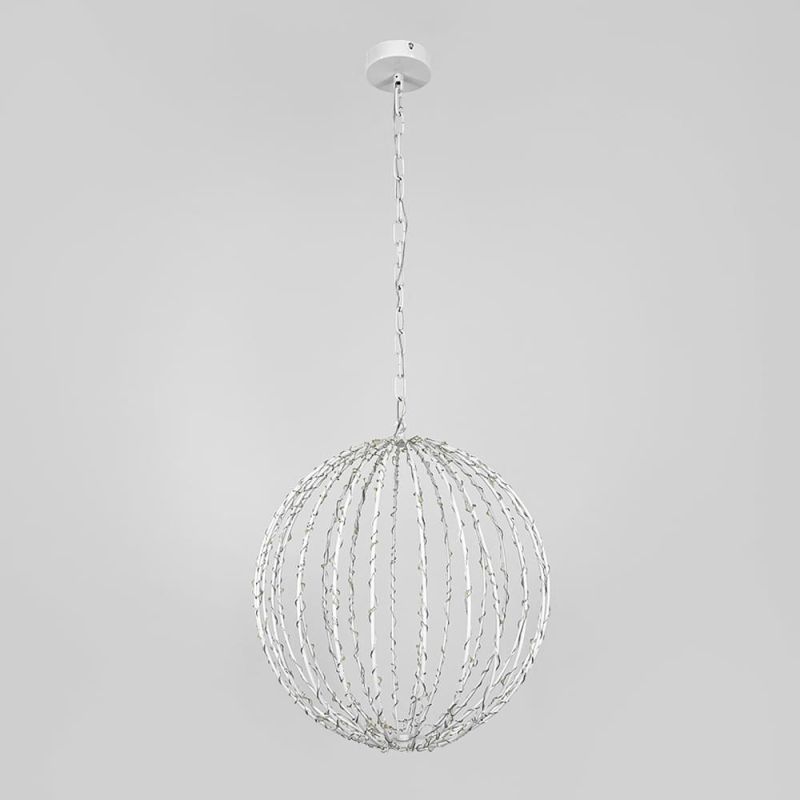 Led-світильник із підвісною каркасною сферичною конструкцією Ø40х45 см 