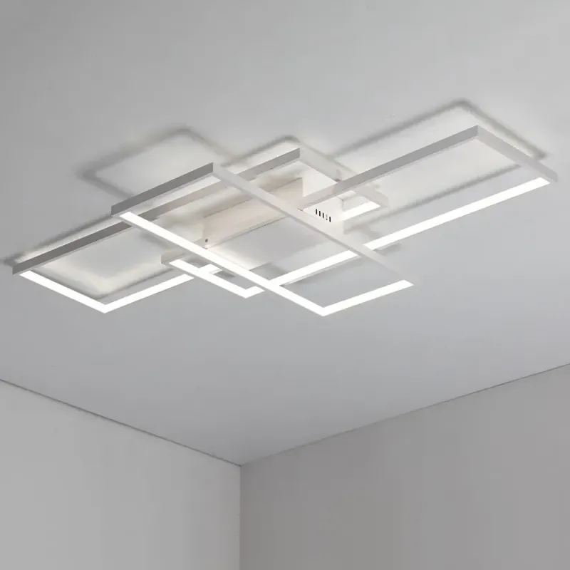 Світлодіодна люстра з пультом та мобільним додатком SVEN 110W 3S білий