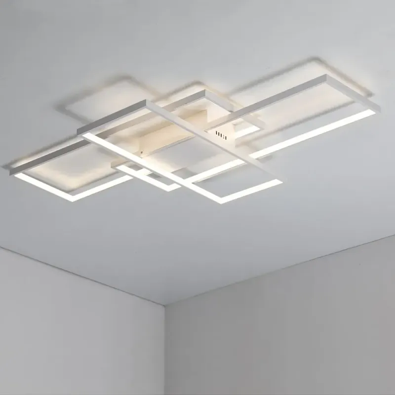 Світлодіодна люстра з пультом та мобільним додатком SVEN 110W 3S білий