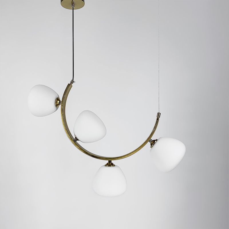 Вражаюча люстра MODERN FLORAL ARCH на 4 плафони
