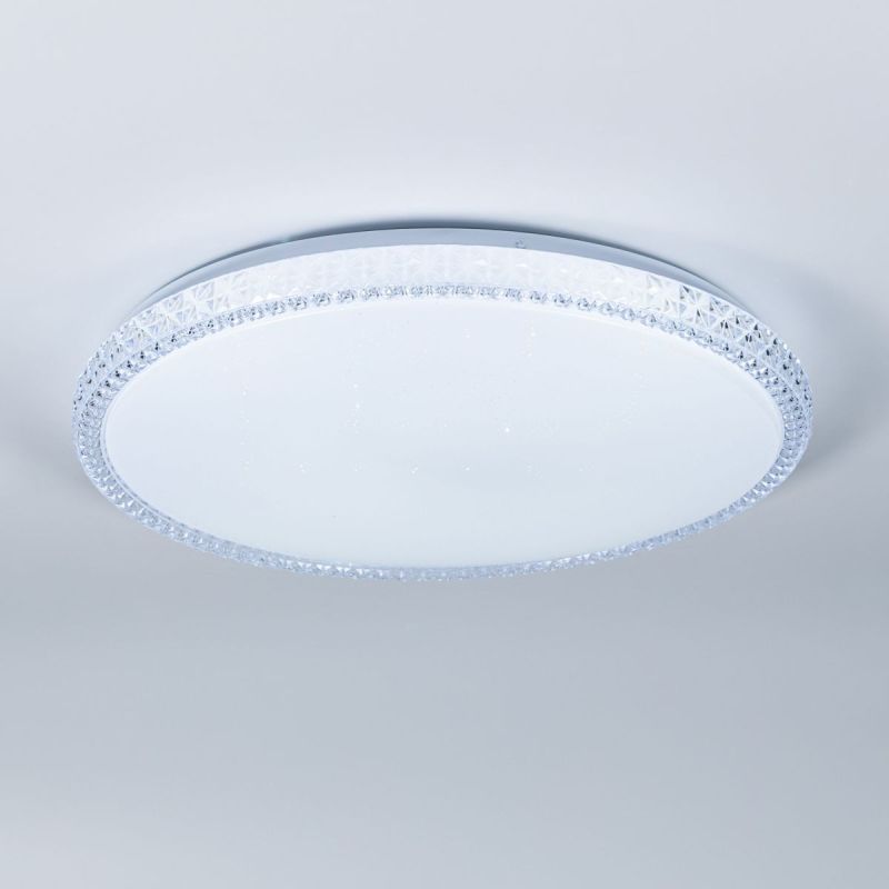 LED смарт світильник з пультом Кришталь зоряне небо 96W з пультом