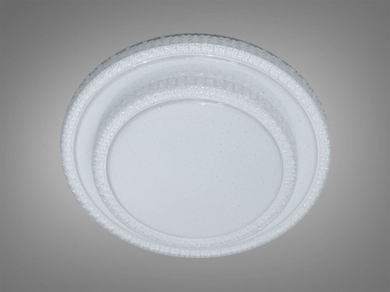 LED світильник smart 6618/400WH Ø 40 круг 46W 3000-6500K IP20 білий зоряне небо