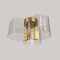 Стельова люстра на 3 сегменти з іскристого акрилу Ø35х21 см