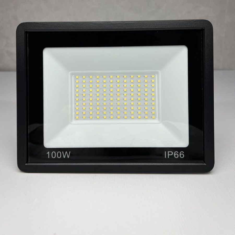 Прожектор світлодіодний вуличний FL-100W 5000K BLACK IP65