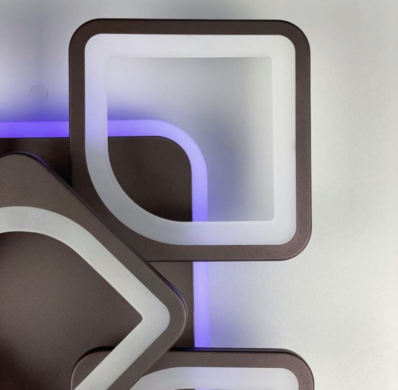 Світлодіона LED люстра Coffee з RGB 
