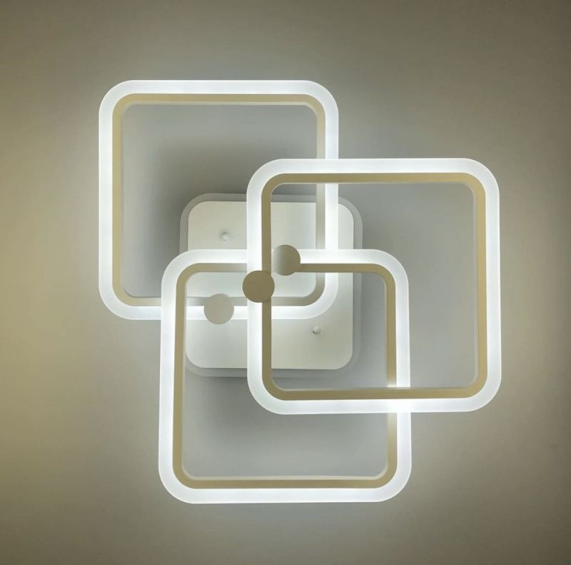 Стельова люстра LED на 3 ріжки 
