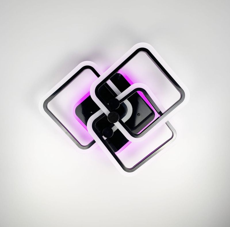 Стельова люстра LED з RGB підсвіткою