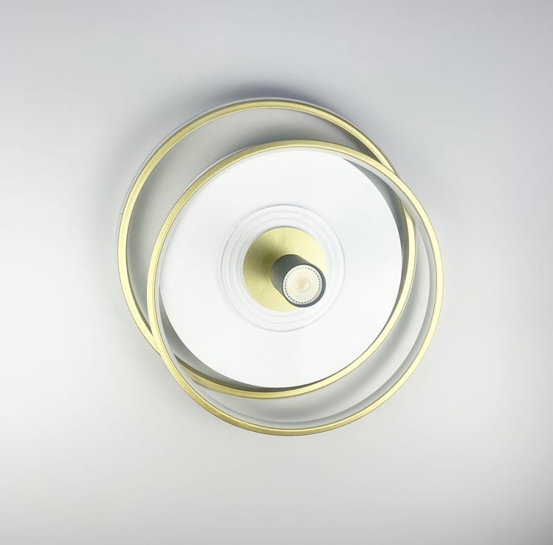 Стельова LED люстра круглої форми