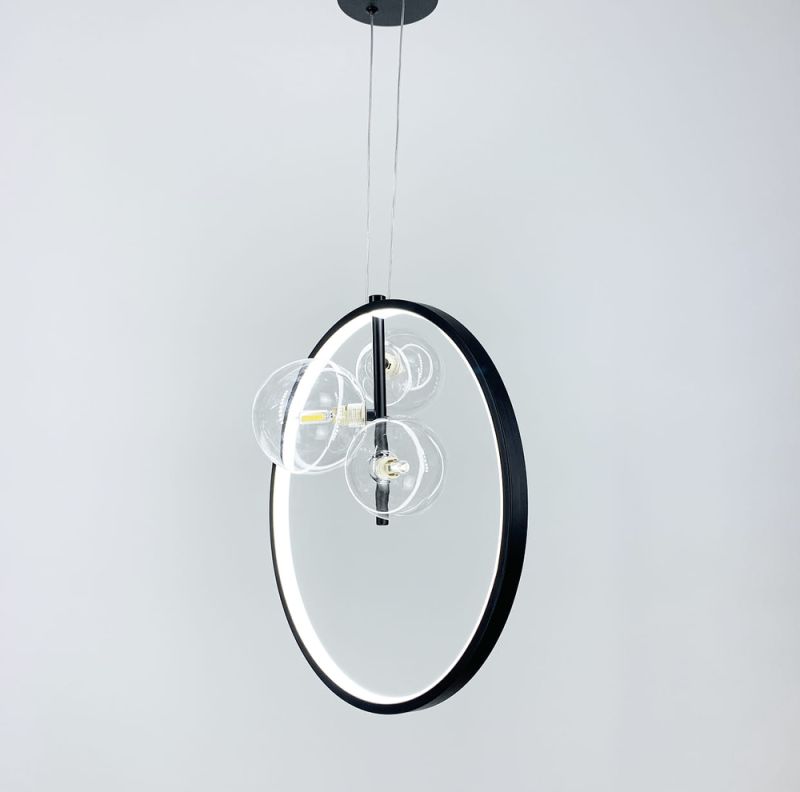 Мінімалістичний світильник Bubi Black