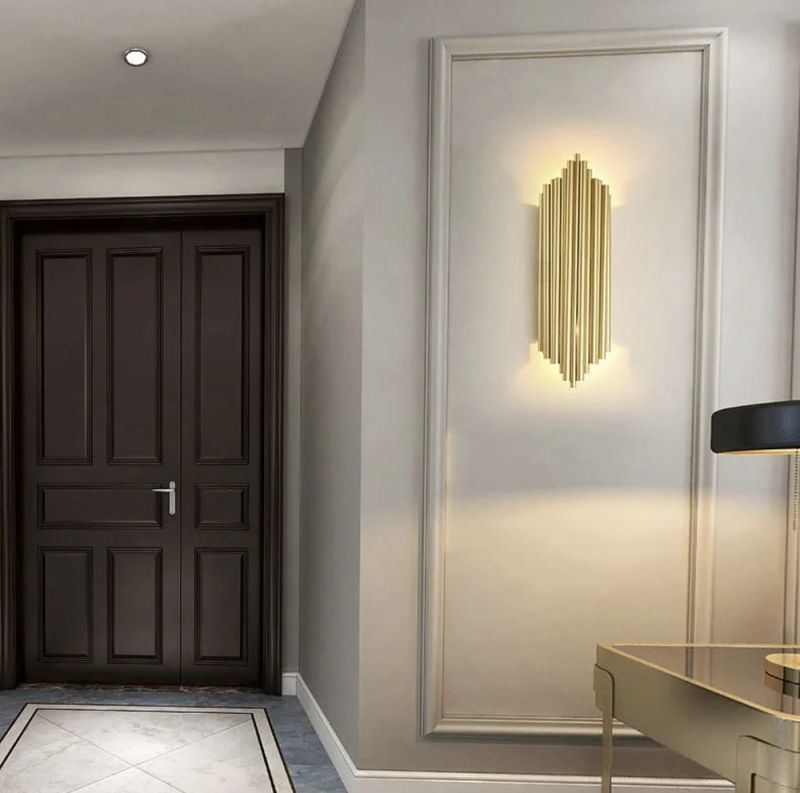 Дизайнерський настінний світильник Harmonic Gold