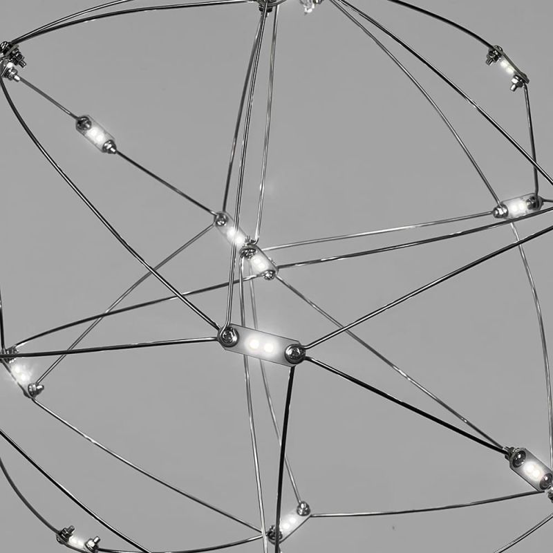 Led-світильник із підвісною каркасною конструкцією Ø35х50 см 