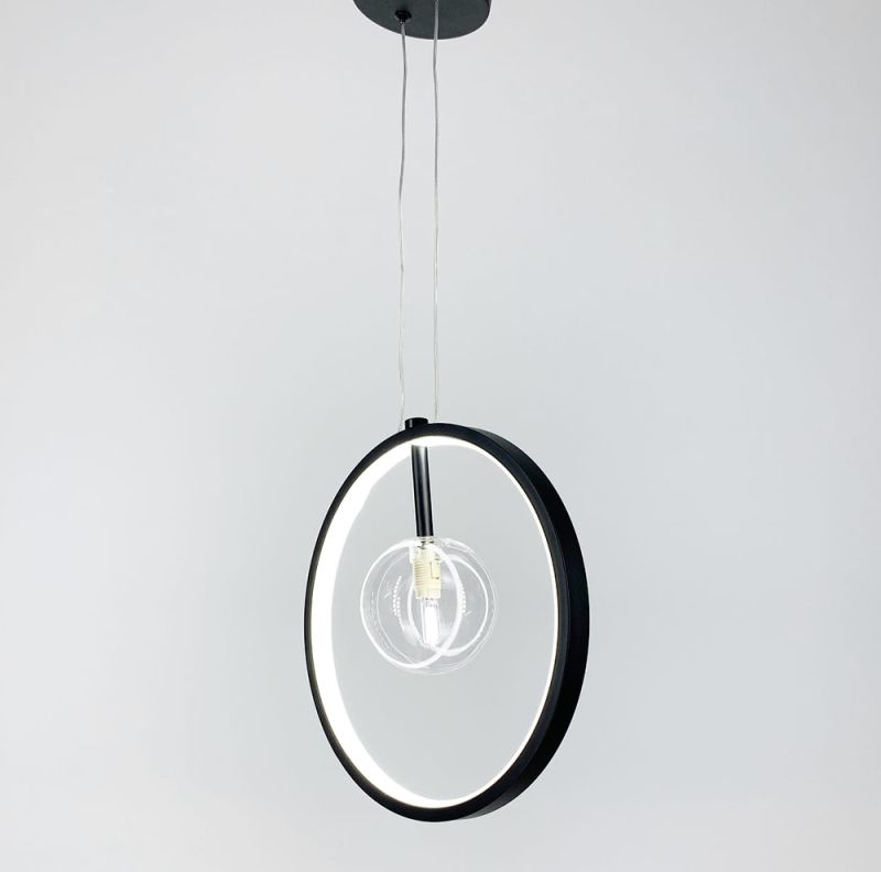 Мінімалістичний світильник Bubi Black