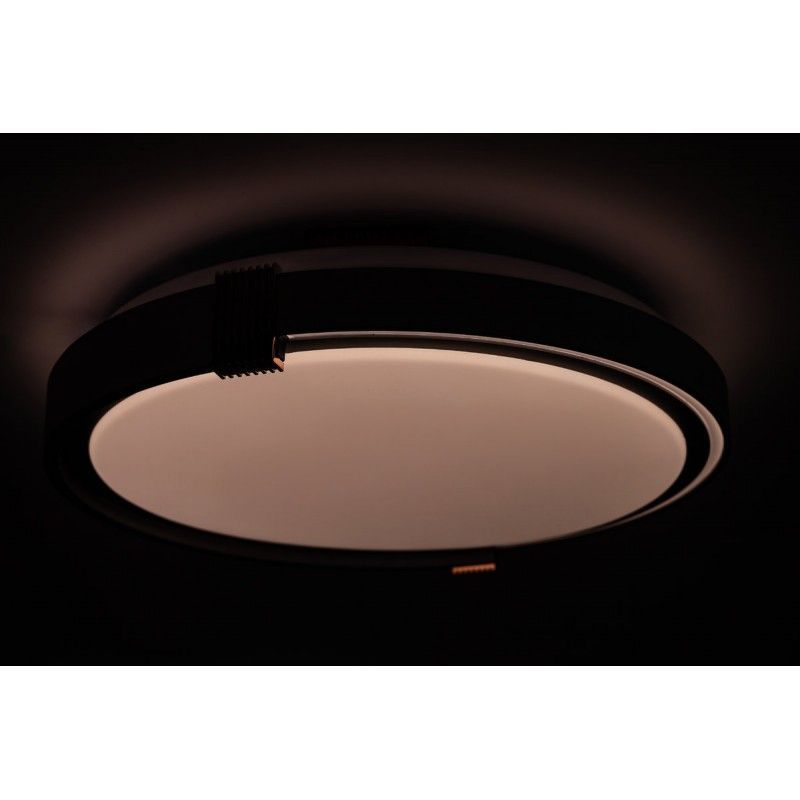 LED Світильник COLISEUM матовий 60W Ø 39.5 см 3000К-6500К з ДК білий з чорним