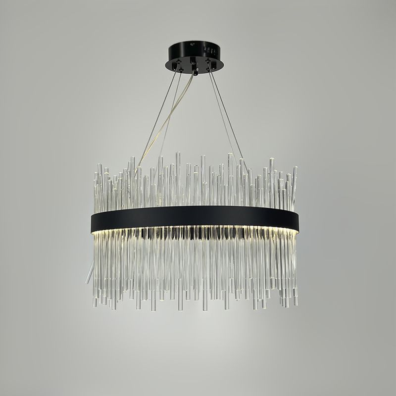 Розкішна люстра COLISEUM BLACK Ø 50 см