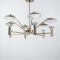 Люстра на 6 ламп з кришталевими елементами