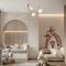Вражаюча люстра MODERN FLORAL ARCH на 4 плафони