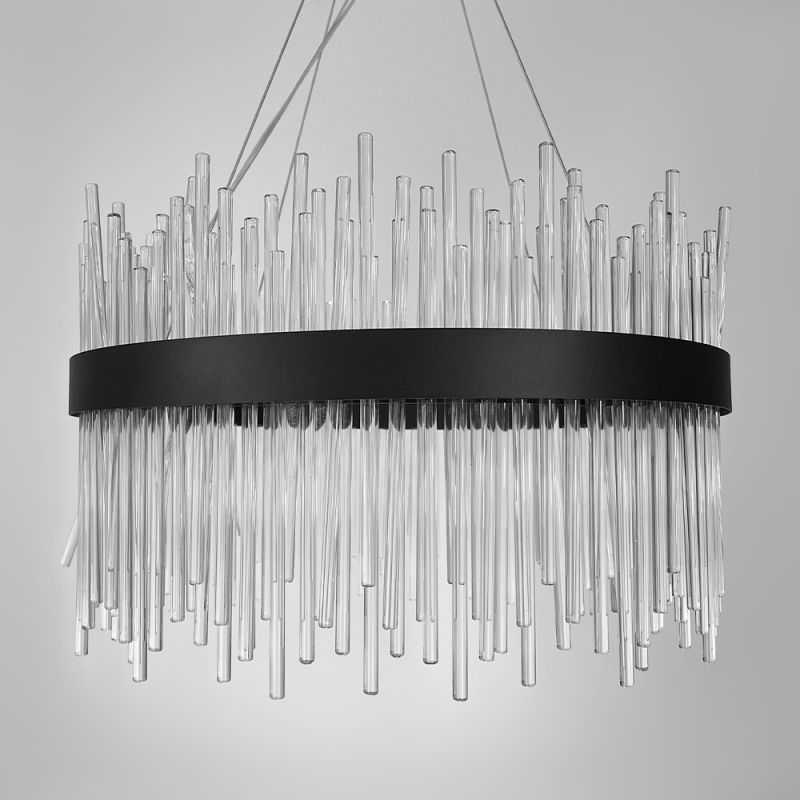 Розкішна люстра COLISEUM BLACK Ø 50 см