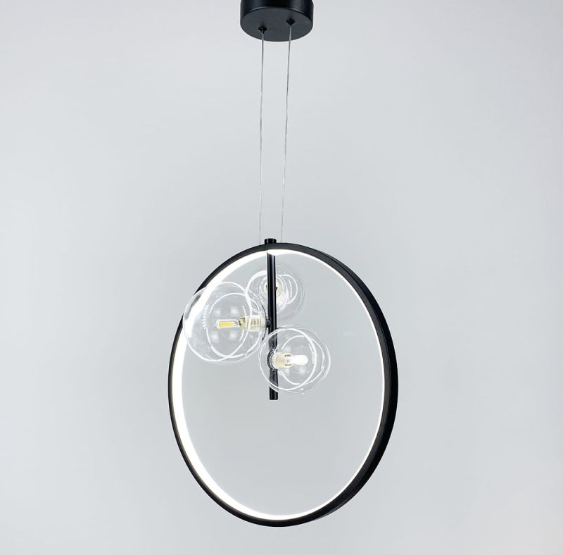 Мінімалістичний світильник Bubi Black